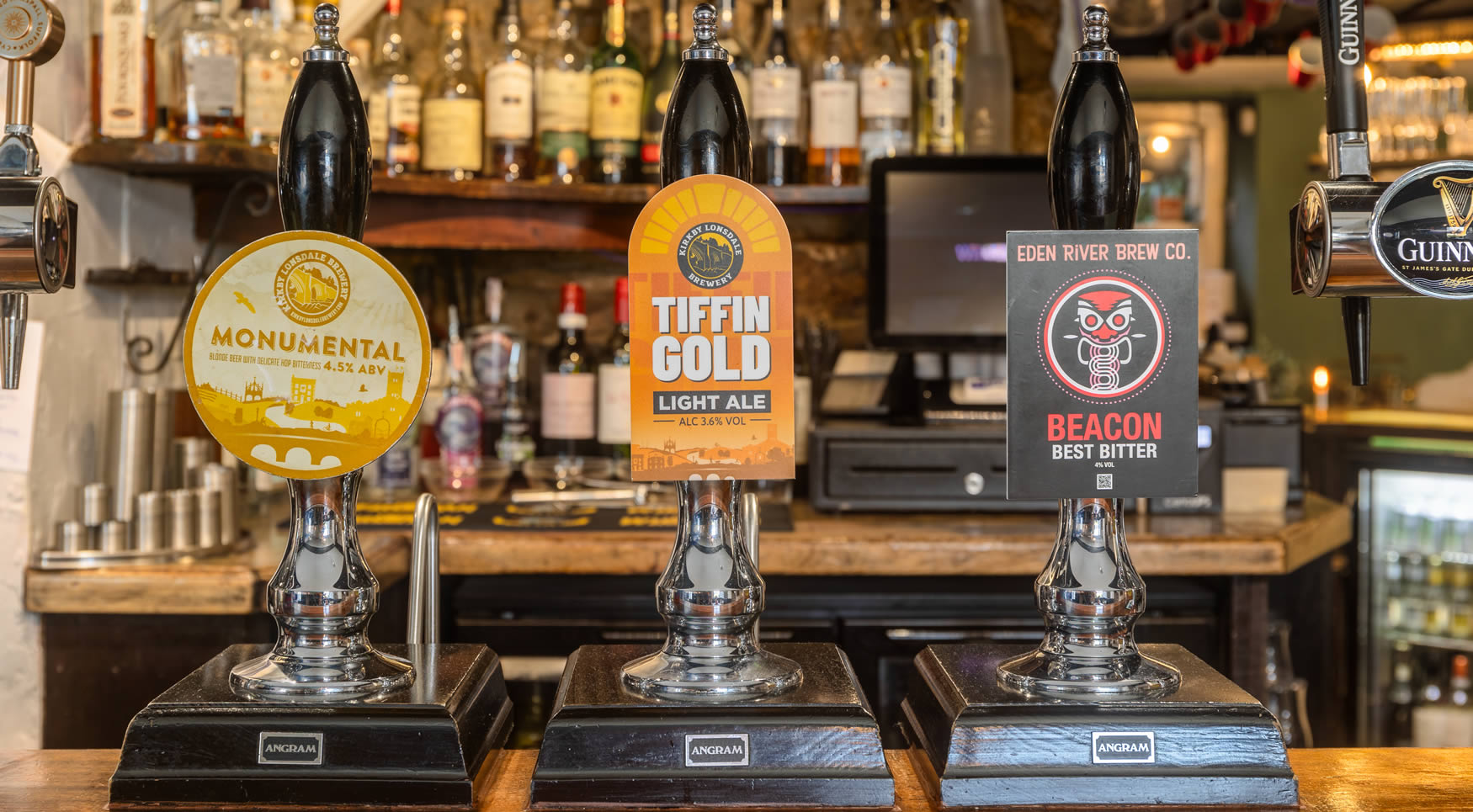 Local ales at Hare & Hounds in Levens